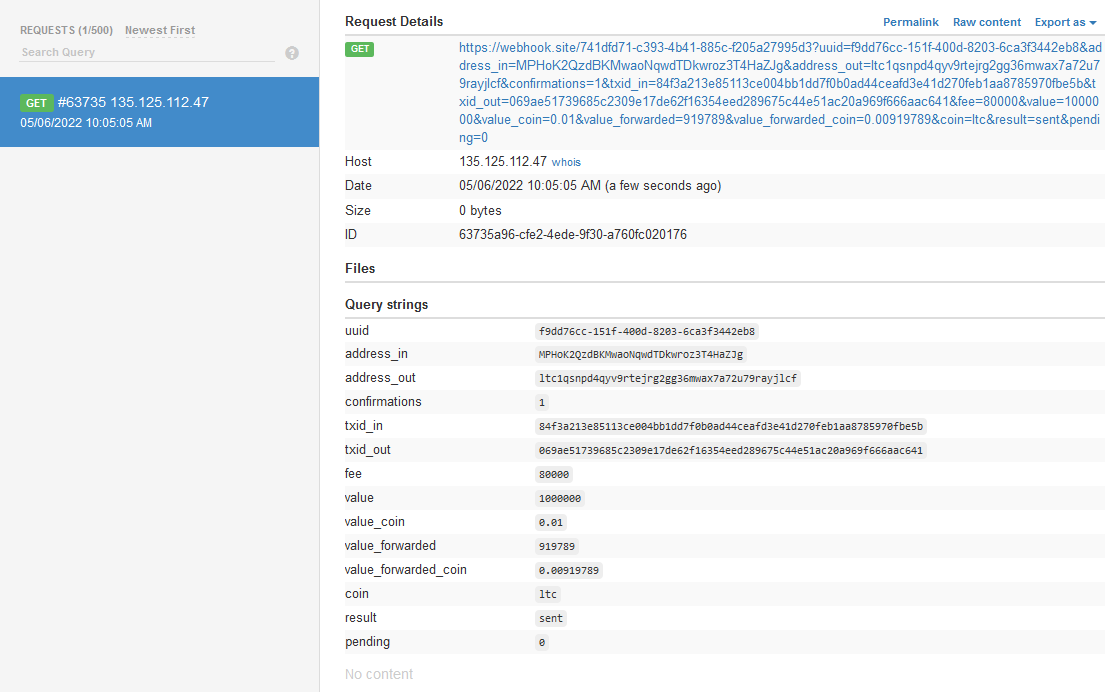 How to easily test CryptAPI - Step 5